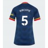 Arsenal Piero Hincapie #5 Bortedrakt Kvinner 2026-27 Kortermet
